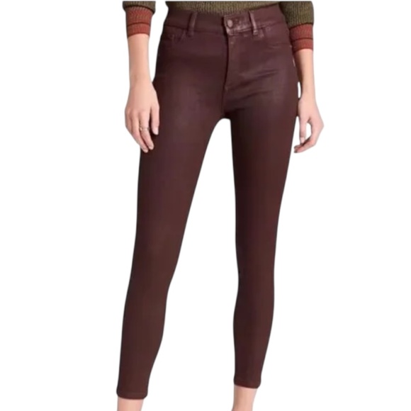 DL1961 FLORENCE SKINNY MID-RISE ANKLE JEANS IN DARK SEQUOIA - Picture 1 of 10